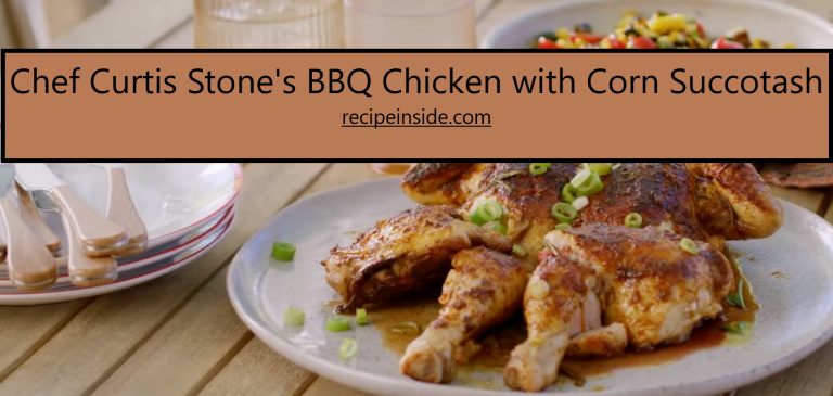 Chef Curtis Stone's BBQ Chicken Recipe with Corn Succotash